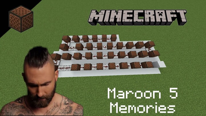 Minecraft | Memories - Maroon 5 | Note block doorbell tutorial
