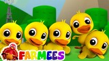 Five Little Ducks | Childrens Song For Kids | Nursery Rhyme For Baby by Farmees