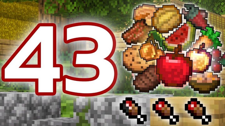 43 เรื่องน่ารู้ หลอดอาหาร และ อาหารต่างๆ (Hunger & Food) ในเกม Minecraft