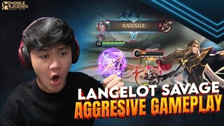 LANCELOT JEJE SAVAGE LAGI MAIN AGRESIF PATCH BARU ! - Mobile Legends