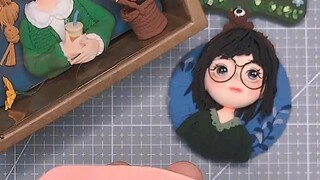 Đất sét siêu nhẹ - Màu chuyển sắc này khiến tôi cảm thấy dễ chịu và tôi muốn gửi tâm trạng tốt đẹp n