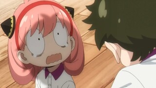 Crying, being scolded by the second son, "Ania hates you!"