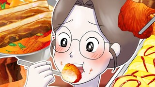 [Ji Limi Animation] Ăn một mình sau khi tan làm - Chen Endi Kimchi Stew & Egg Rolls