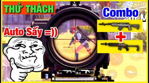 THỬ THÁCH Chỉ dùng Combo SKS và Mini14 _ Bật chế độ Hack AUTO =)) lấy top 1 _ PUBG Mobile TAKAZ