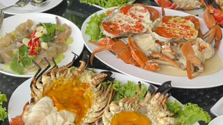 Thai Cuisine: Milk Custard Crab, Giant Grilled Shrimp, Rich and Creamy—Bangkok's Hidden Gem of Seafo