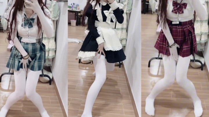 For the first time, I find “JK uniform” and “white stockings” so shocking!!!