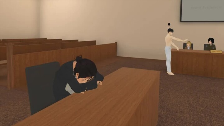 Allen's trial, when Allen was brought to court