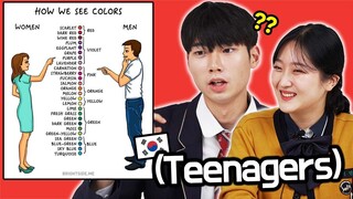 Korean Teenage Couples See Different Men and Women Think differently!