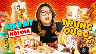HOẢNG HỐT VỚI ĐỒ ĂN VẶT NỘI ĐỊA TRUNG QUỐC ĐANG GÂY BÃO TRÊN TIKTOK | THÁNH ĂN TV