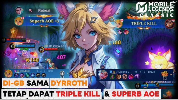 Bukti BUKAN BEBAN! Joy Auto TRIPLE KILL Di-GB Dyrroth⚡😎