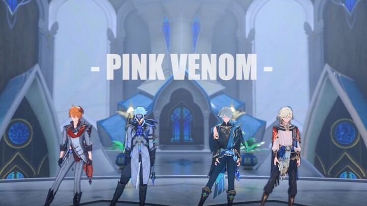 [Genshin Impact MMD] Pink Venom of Teyvat Boys Group: Doctor/Dottore-Elhaesen-Kavi-Tadalia