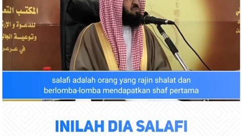 Inilah salafi sebenarnya