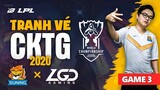 SN vs LGD Highlight Game 3 LPL 2020 Regional Finals | Highlight Tranh Vé CKTG LPL 2020 | Sunning
