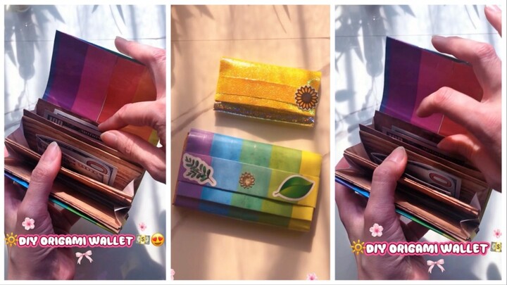 DIY Origami Wallet ✨😍#dıy #craft #creative #crafting #fypシ