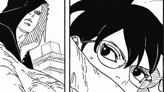 [Boruto Manga 91] Aoi và Quái thú kỷ Jura đấu với Todoroki, Konohamaru VS Kamiki Sasuke!