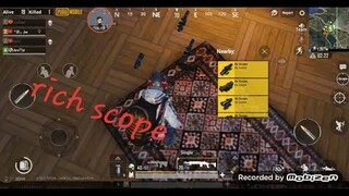 PUBG MOBILE -  quá nhiều scope trong một trận đấu +_+