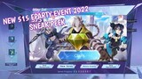New 515 eParty event sneak peek in mobile legends 2022 | 515 Promo diamonds return