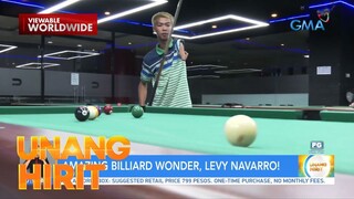 Amazing BIlliard Wonder Levy Navarro, ating kilalanin! | Unang Hirit