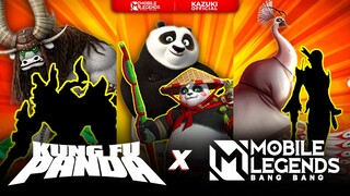 BIG NEWS | KUNGFU PANDA COLLAB MLBB | 3 NEW KUNGFU PANDA SKINS FOR AKAI & THESE 2 HEROES