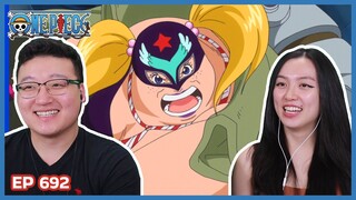 THE FACTORY MANAGER KUWEEN 🤣 | One Piece Episode 692 Couples Reaction & Discussion