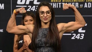 Nadia Kassem vs. Ji Yeon Kim - Weigh-in Face-Off - (UFC 243: Whittaker vs. Adesanya) - /r/WMMA