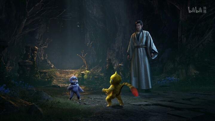 I just love watching Yin Yue tease the monkey