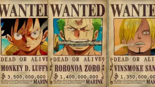 One Piece Straw Hat Bounties After Wano Arc