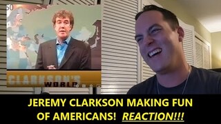 Americans React CLARKSON MAKING FUN OF AMERICANS COMPILATION #2 Reaction