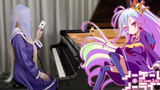 No Game No Life OP "เกมนี้" ปกเปียโนของ Ru เพลงธีม No Game No Life