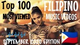 SEPT. 2020 | Top 100 'Most Viewed Filipino Official Music Videos'