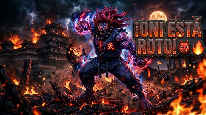 ¡ROMPIÉNDOLA CON ONI!  DEMASIADO PODEROSO  Ultra Street Fighter IV- ROTISIMO
