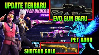 FREE FIRE!! BOCORAN SHOTGUN 2 RAPPER, EVO GUN XM8, PET TERBARU KUDA PONI