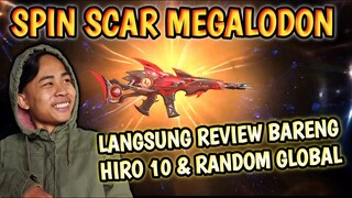 SCAR MEGALODON || SPIN AND REVIEW LANGSUNG SKIN SCAR MEGALODON FREE FIRE TERBARU WITH HIRO 10