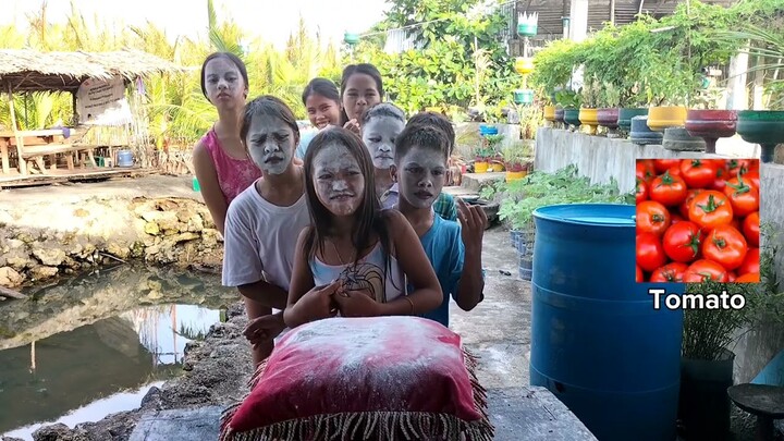 Fruits and Vegetables Challenge with Flour (ATV)