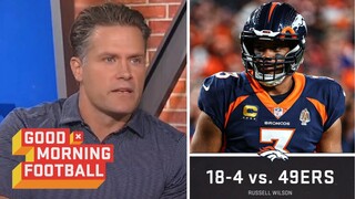 Kyle Brandt reacts to Russell Wilson leads clutch 4th quarter drive, Broncos adge out 49ers 11-10