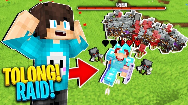 [#06] GA SENGAJA LAWAN RAID.. 😱 | Minecraft Hardcore Indonesia