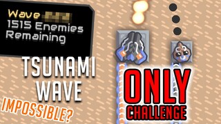 Tsunami/Wave Only Challenge - Mindustry V6 (Impossible?)