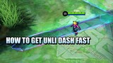 HOW TO GET UNLI DASH FAST - HARITH GOLD LANER TIP