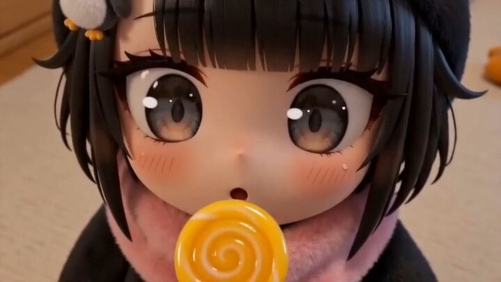 น้องเพนกวินขี้อ้อน อยากกินอมยิ้ม🍭
