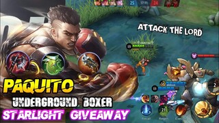 I Helped My Teammates Kill The Lord But... | Paquito New Skin + Starlight Giveaway • MLBB