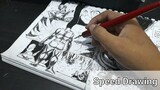 speed Drawing manga hunter x hunter رسم سريع