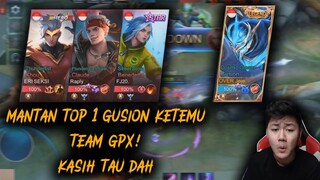 MANTAN TOP 1 GLOBAL GUSION KETEMU GPX DI RANKED! PART 2 - Mobile Legends