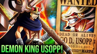 USOPP'S ACTUAL DEMON KING ORIGIN & NEW POWER REVEALED - USOPP HAS NEVER ACTUALLY LIED! (One Piece)