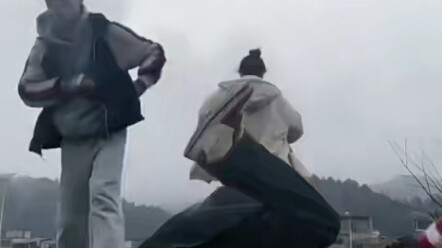 Does this guy know to run home when it rains?