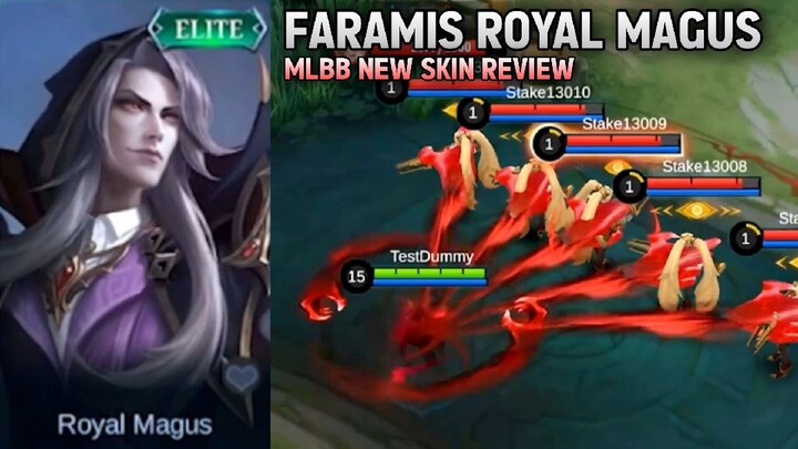 Faramis Royal Magus skin is HERE!! 😮😳 || Mobile Legends : Bang Bang New Skin Review