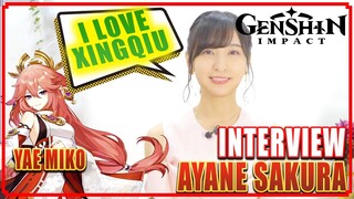 [ENG SUB] Interview with the Japanese YAE MIKO 八重神子 Voice Actress SAKURA AYANE 佐倉綾音 | GENSHIN IMPACT