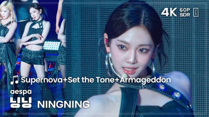 [4K] Ning Yizhuo live performance of Supernova + Set the Tone + Armageddon at the TMA Awards Ceremon