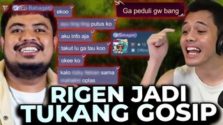 Orang Paling Gak Jelas Di Dunia!! Aneh Banget Tiba2 Ngechat Malah Nge Gosip!! - Mobile Legends