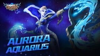 Aurora New Skin | Aquarius| Mobile Legends: Bang Bang!