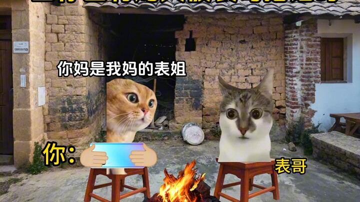 当你回村烤火被表哥搭讪时